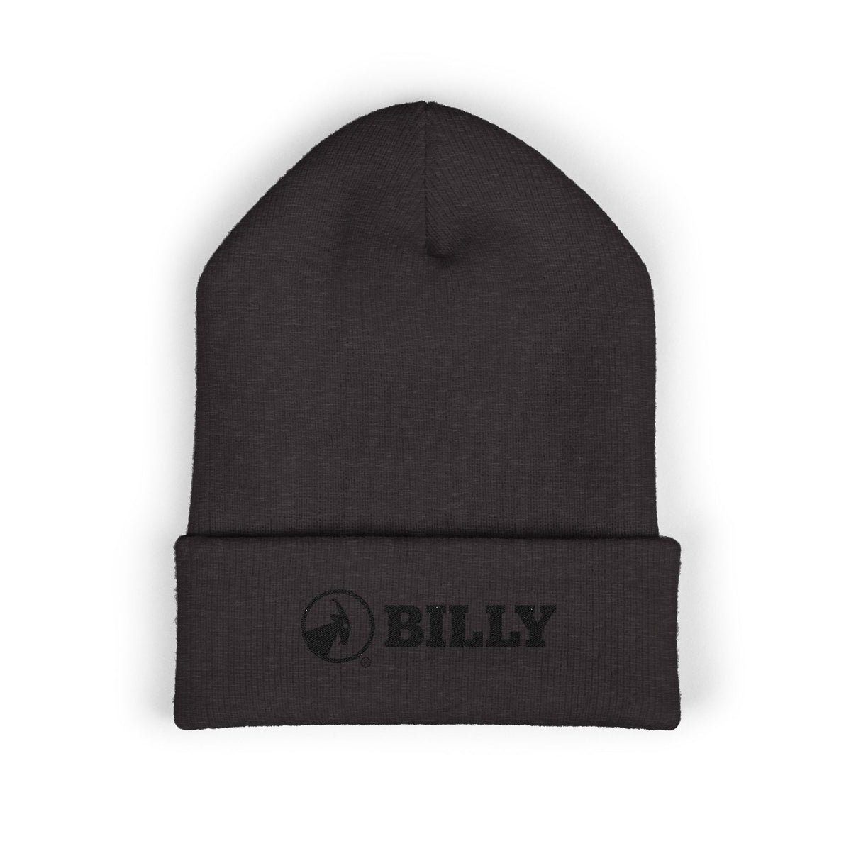 BILLY Classic Cuffed Beanie(Black Horizontal Logo - Embroidery) — AVAILABLE IN 7 COLORS