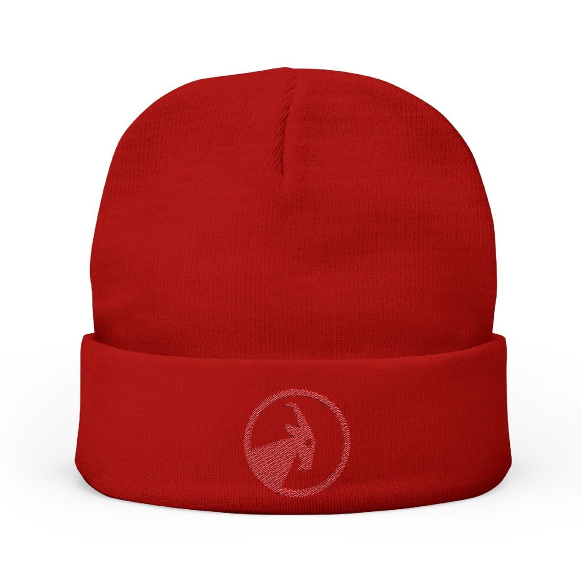 BILLY Knit Beanie(Red Goat - Embroidery) — AVAILABLE IN 6 COLORS