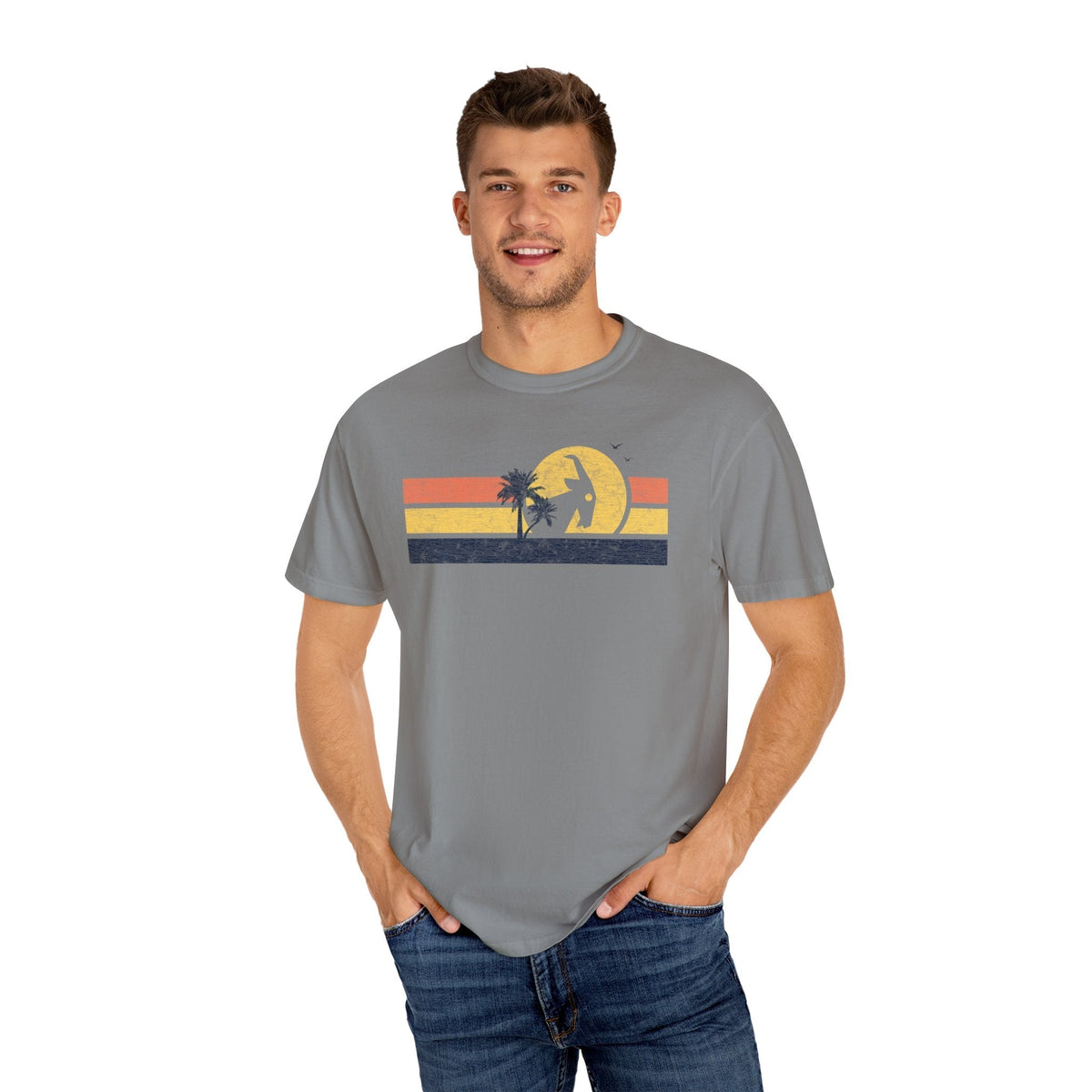 BILLY Adult Unisex Garment-Dyed T-Shirt (Good Day Sunrise) — AVAILABLE IN 6 COLORS