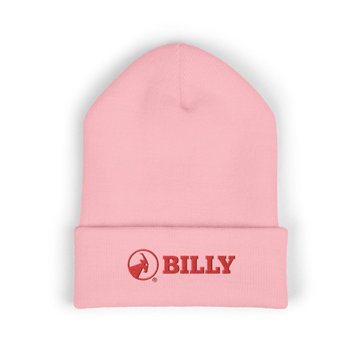 BILLY Classic Cuffed Beanie (Red Horizontal Logo - Embroidery) — AVAILABLE IN 9 COLORS