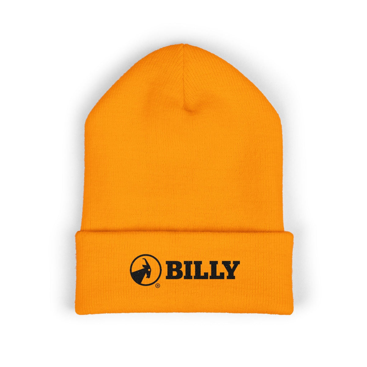BILLY Classic Cuffed Beanie(Black Horizontal Logo - Embroidery) — AVAILABLE IN 7 COLORS