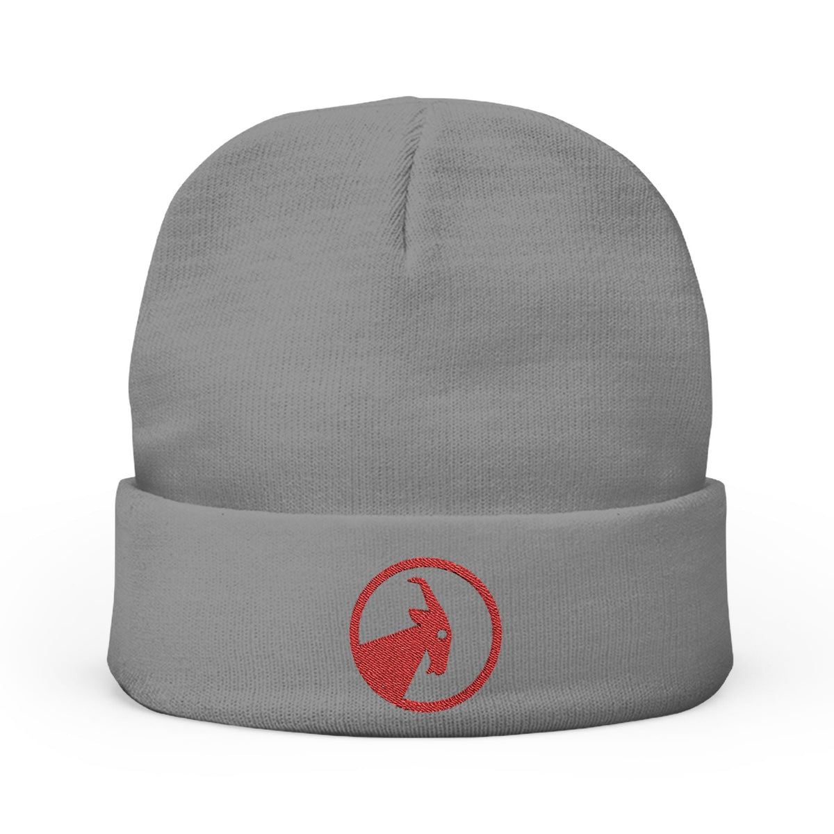 BILLY Knit Beanie(Red Goat - Embroidery) — AVAILABLE IN 6 COLORS