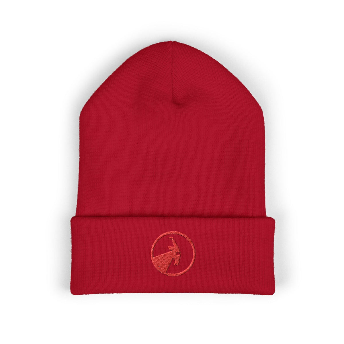 BILLY Classic Cuffed Beanie (Red Goat - Embroidery) — AVAILABLE IN 9 COLORS