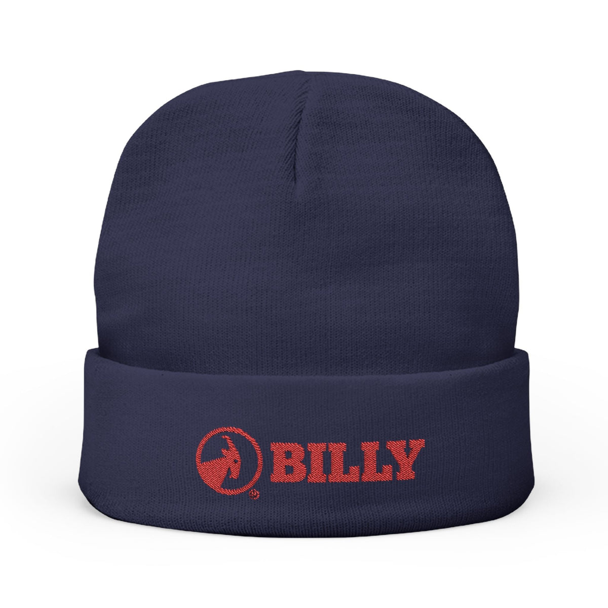 BILLY Knit Beanie(Red Horizontal Logo - Embroidery) — AVAILABLE IN 6 COLORS