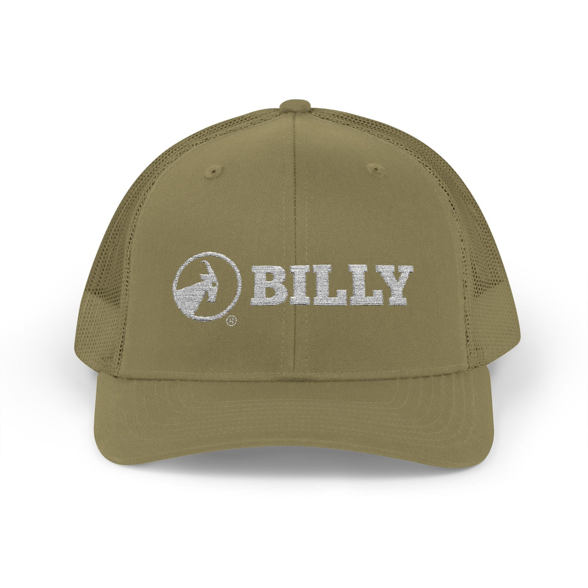 BILLY Snapback Trucker Cap (White Horizontal Logo - Embroidery) — AVAILABLE IN 8 COLORS