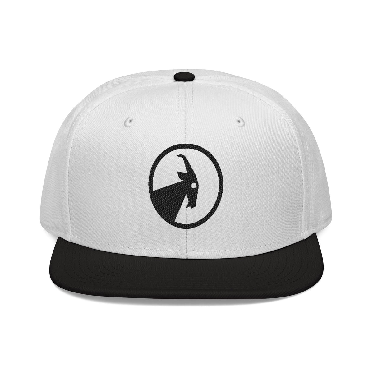 BILLY Snapback (Black Goat - Embroidery) — AVAILABLE IN 7 COLORS