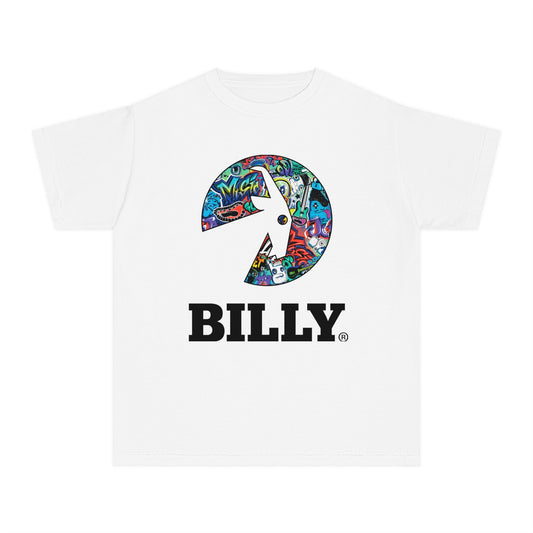 BILLY Youth Midweight Tee (Night Sk8ter Logo)