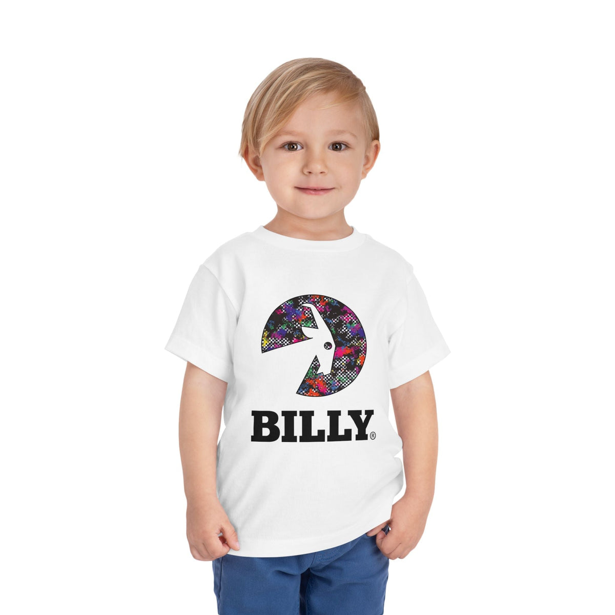 BILLY Toddler Short Sleeve Tee (Rainbow Sk8ter Logo) - AVAILABLE IN 3 COLORS
