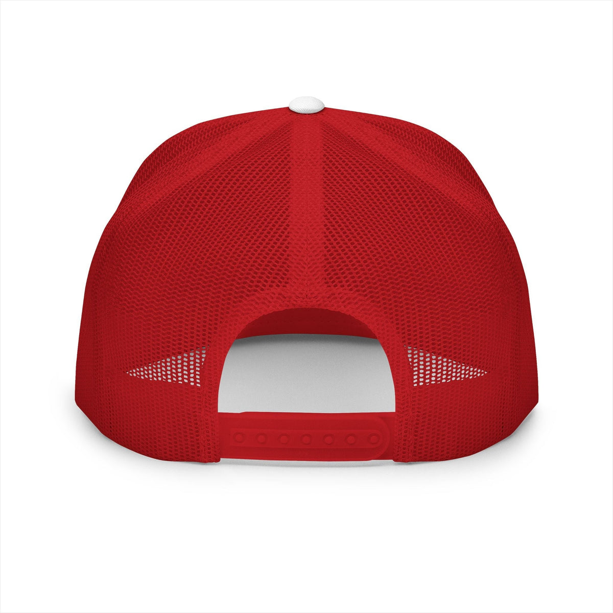 BILLY 5 Panel Flat Bill Trucker Cap (Black Goat - Embroidery) — AVAILABLE IN 10 COLORS
