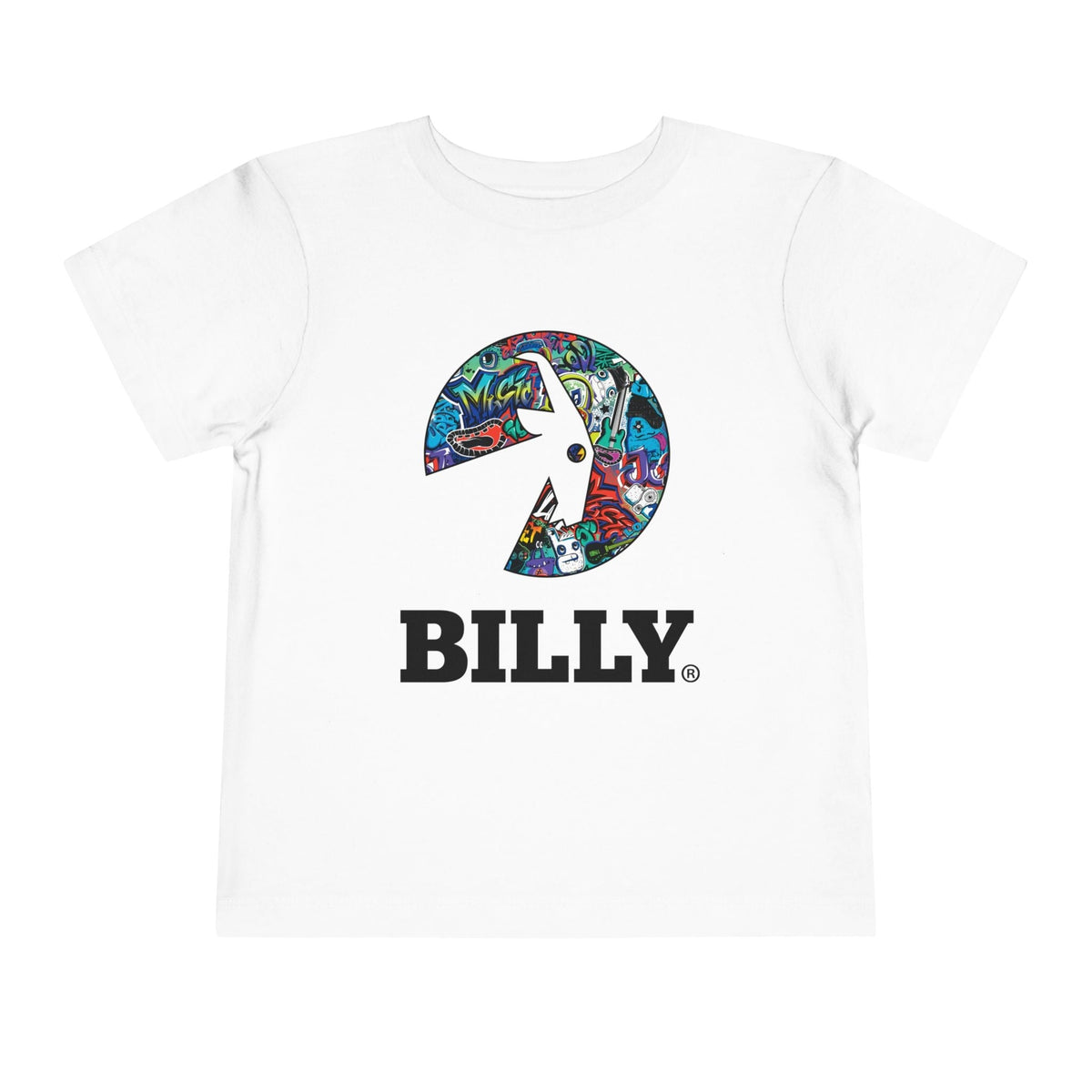 BILLY Toddler Short Sleeve Tee (Night Sk8ter Logo) - AVAILABLE IN 2 COLORS