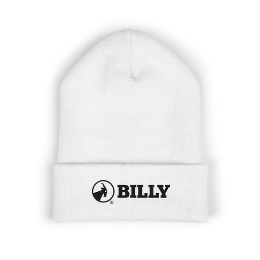 BILLY Classic Cuffed Beanie(Black Horizontal Logo - Embroidery) — AVAILABLE IN 7 COLORS