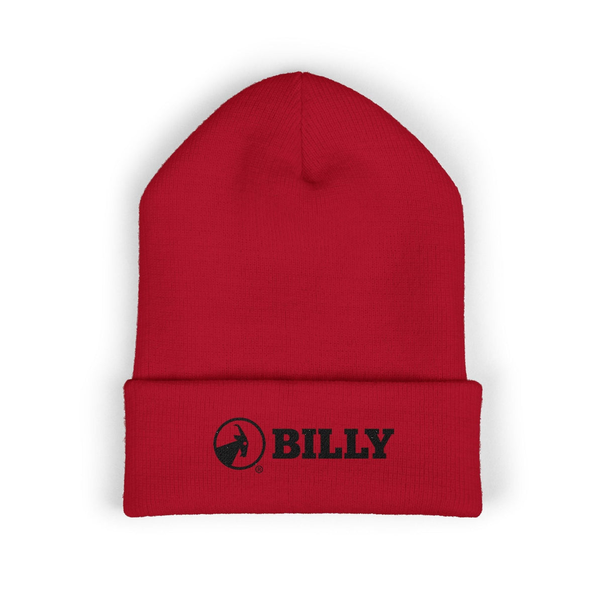 BILLY Classic Cuffed Beanie(Black Horizontal Logo - Embroidery) — AVAILABLE IN 7 COLORS