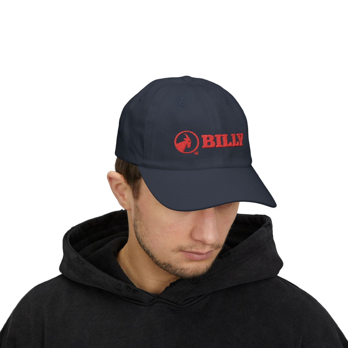 BILLY Classic Cap (Red Horizontal Logo - Embroidery) — AVAILABLE IN 8 COLORS