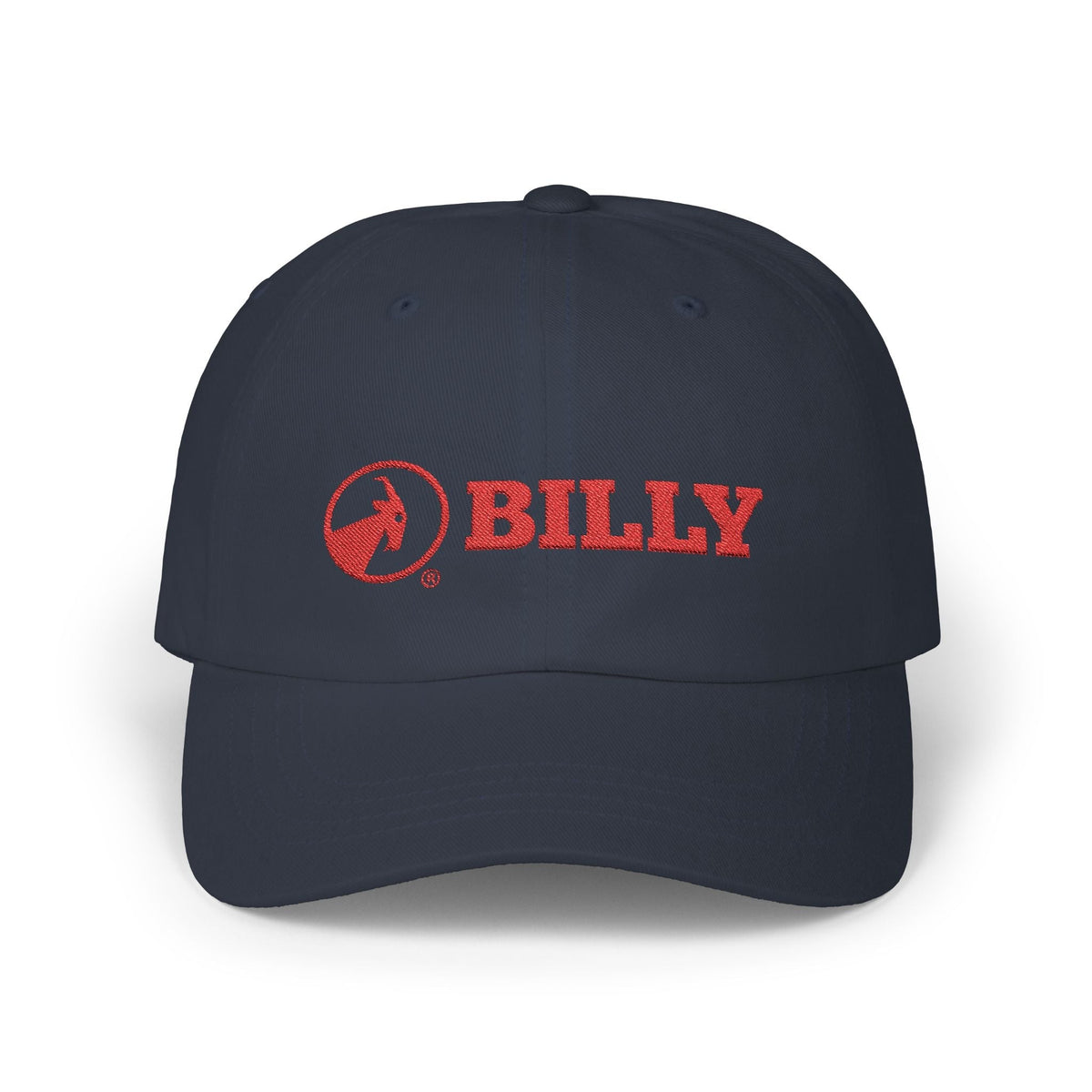 BILLY Classic Cap (Red Horizontal Logo - Embroidery) — AVAILABLE IN 8 COLORS