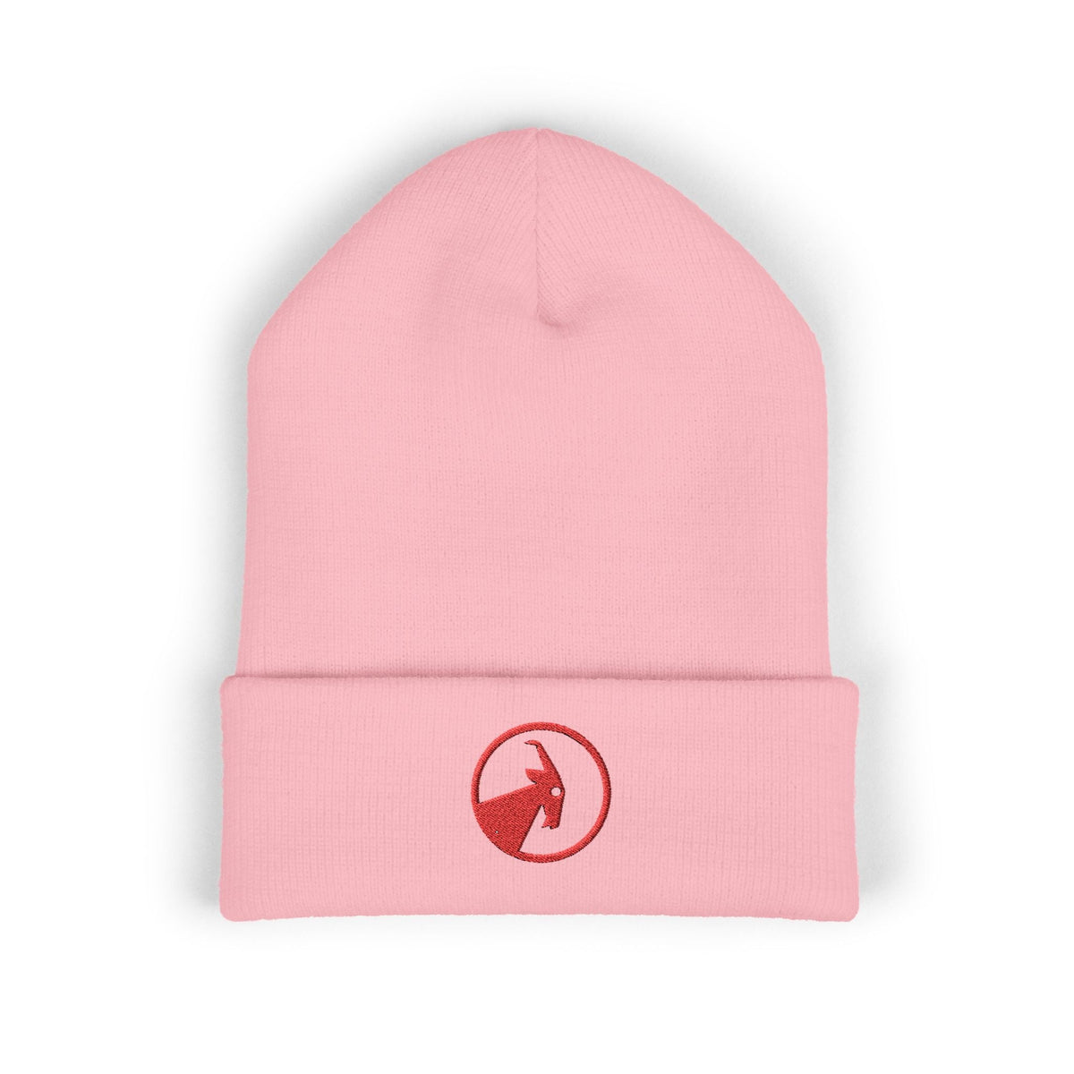 BILLY Classic Cuffed Beanie (Red Goat - Embroidery) — AVAILABLE IN 9 COLORS