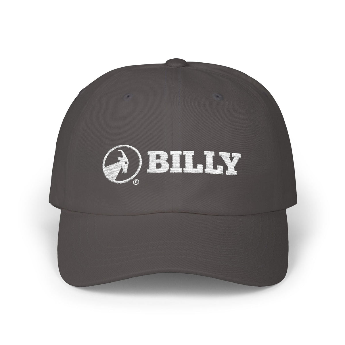 BILLY Classic Cap (White Horizontal Logo - Embroidery) — AVAILABLE IN 9 COLORS