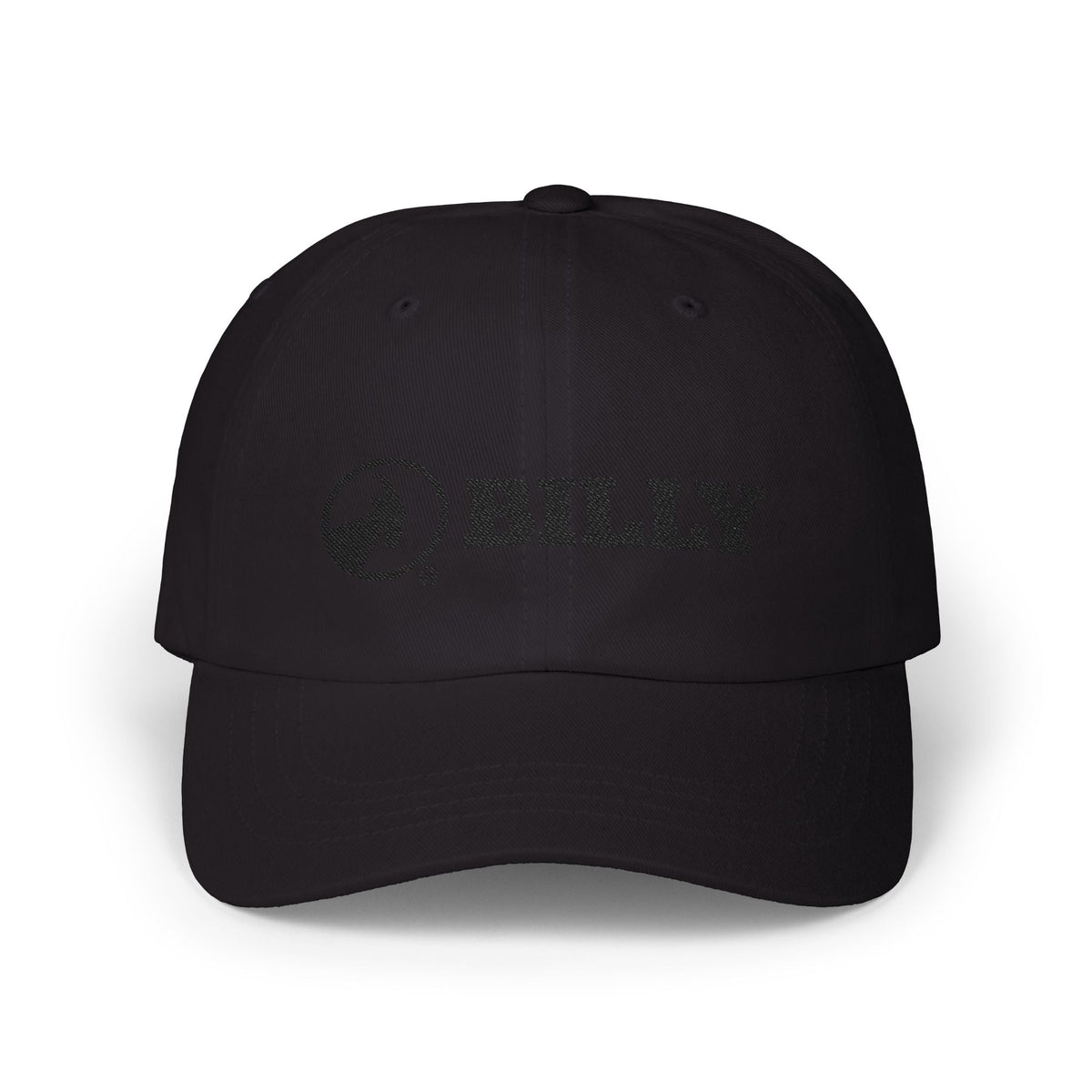 BILLY Classic Cap (Black Horizontal Logo - Embroidery) — AVAILABLE IN 7 COLORS