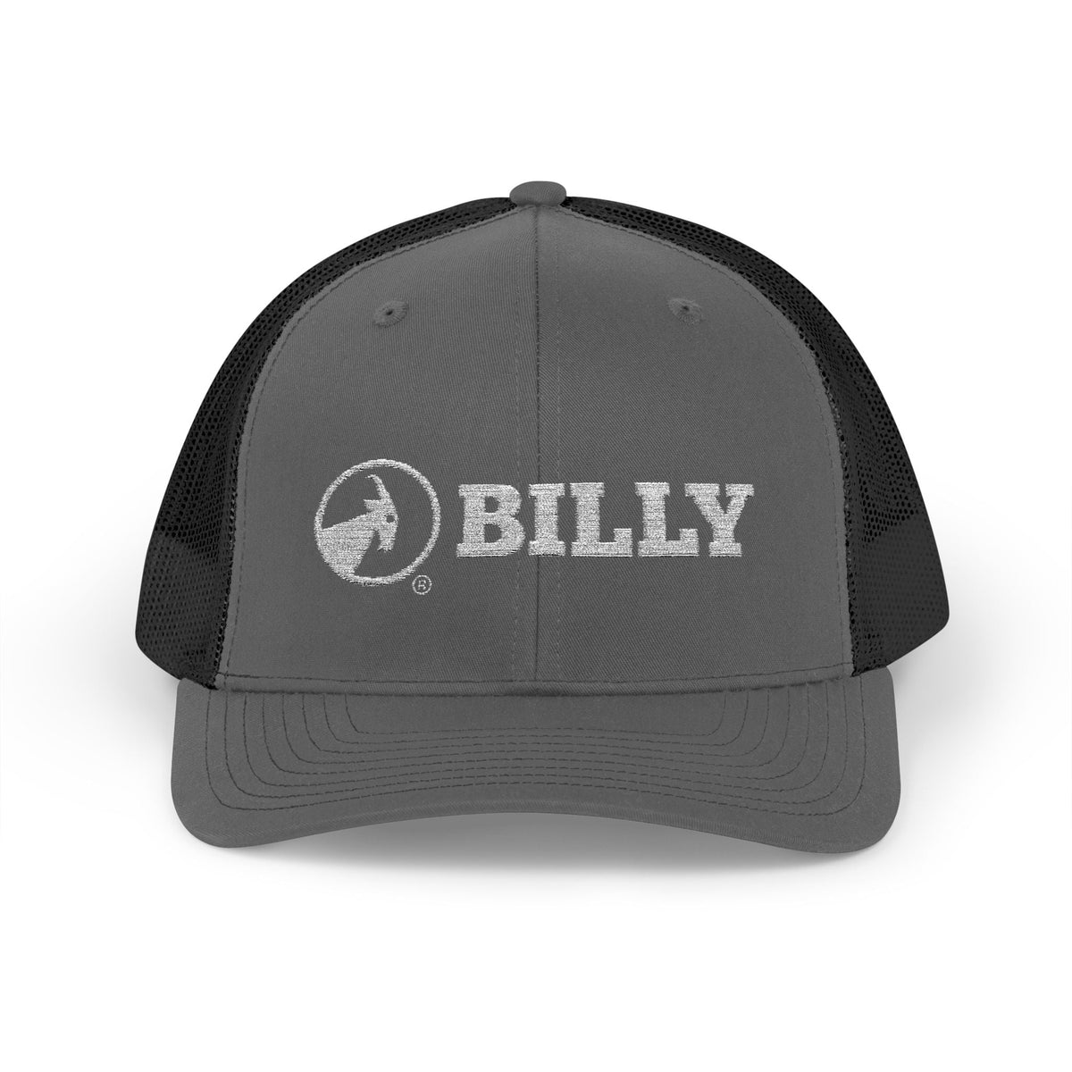 BILLY Snapback Trucker Cap (White Horizontal Logo - Embroidery) — AVAILABLE IN 8 COLORS