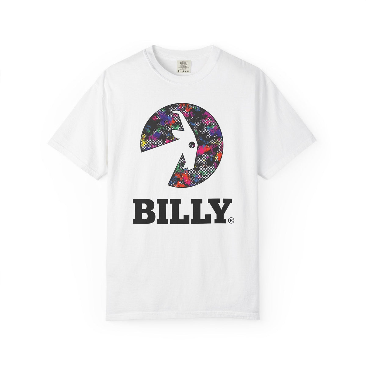 BILLY Unisex Garment-Dyed T-Shirt (Rainbow Sk8ter Logo)