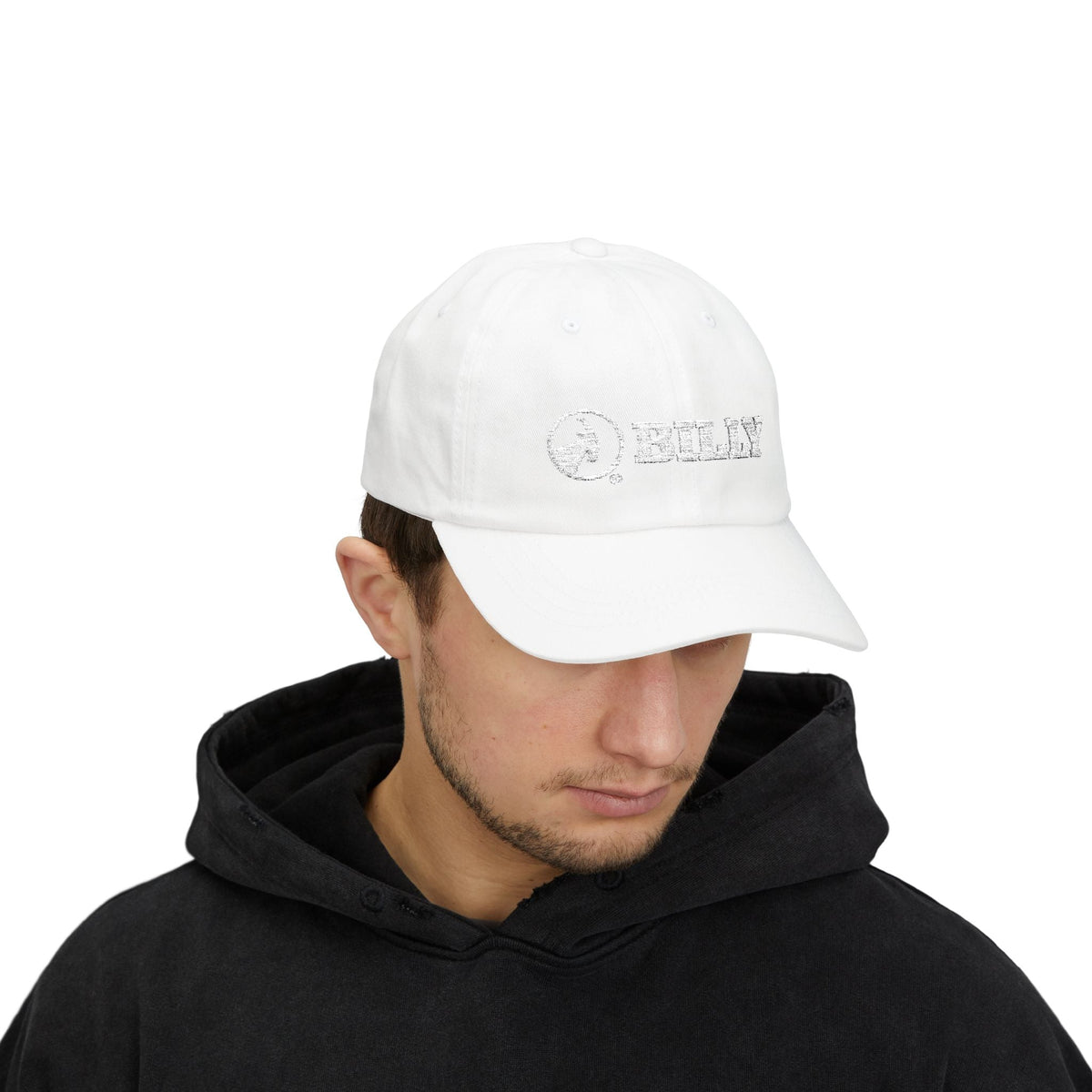 BILLY Classic Cap (White Horizontal Logo - Embroidery) — AVAILABLE IN 9 COLORS