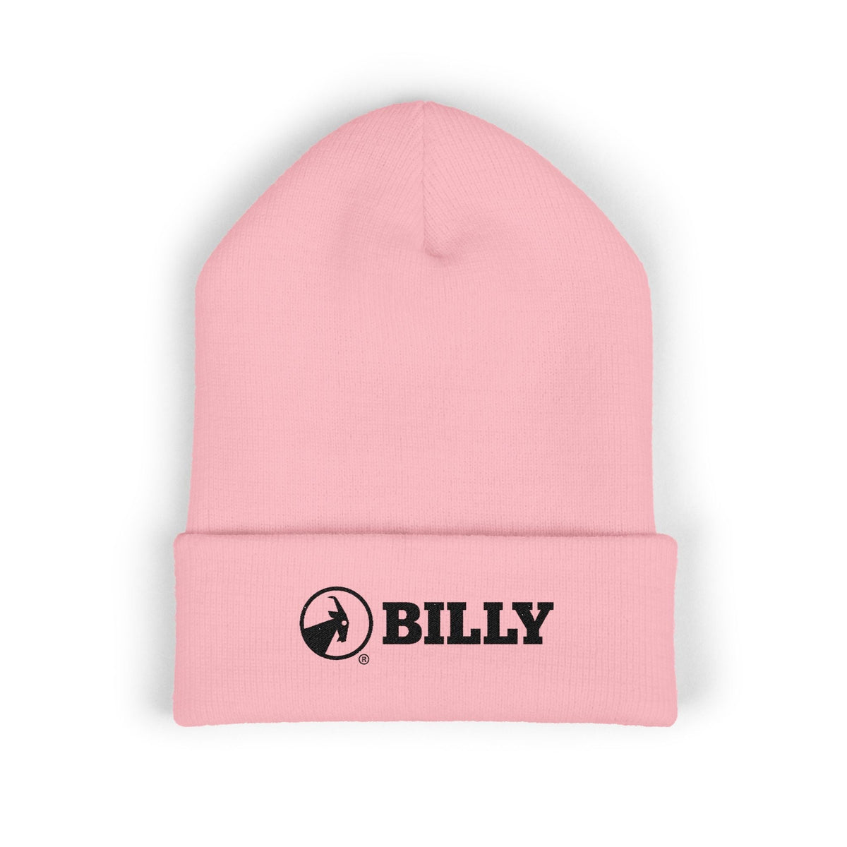 BILLY Classic Cuffed Beanie(Black Horizontal Logo - Embroidery) — AVAILABLE IN 7 COLORS