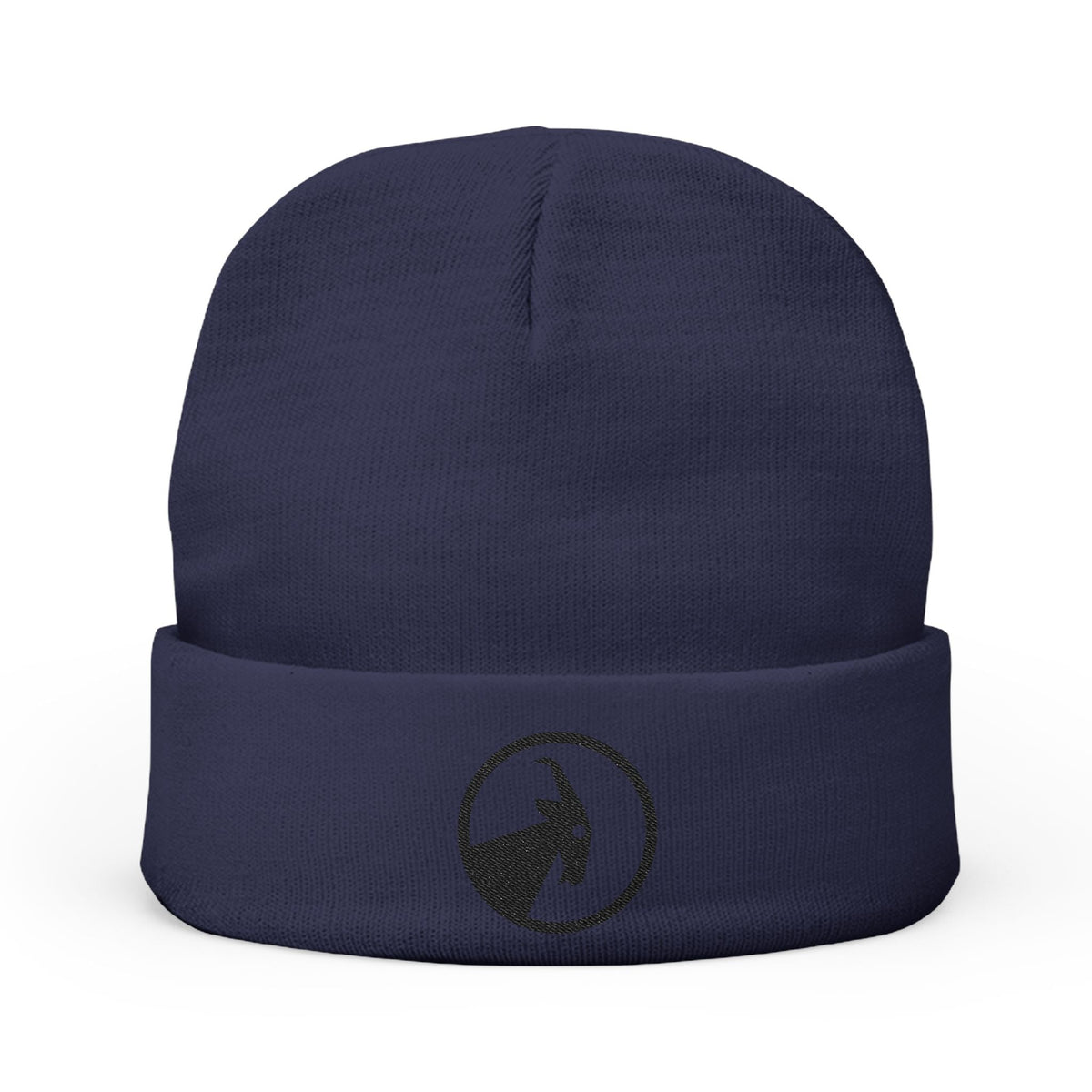 BILLY Knit Beanie (Black Goat - Embroidery) — AVAILABLE IN 6 COLORS