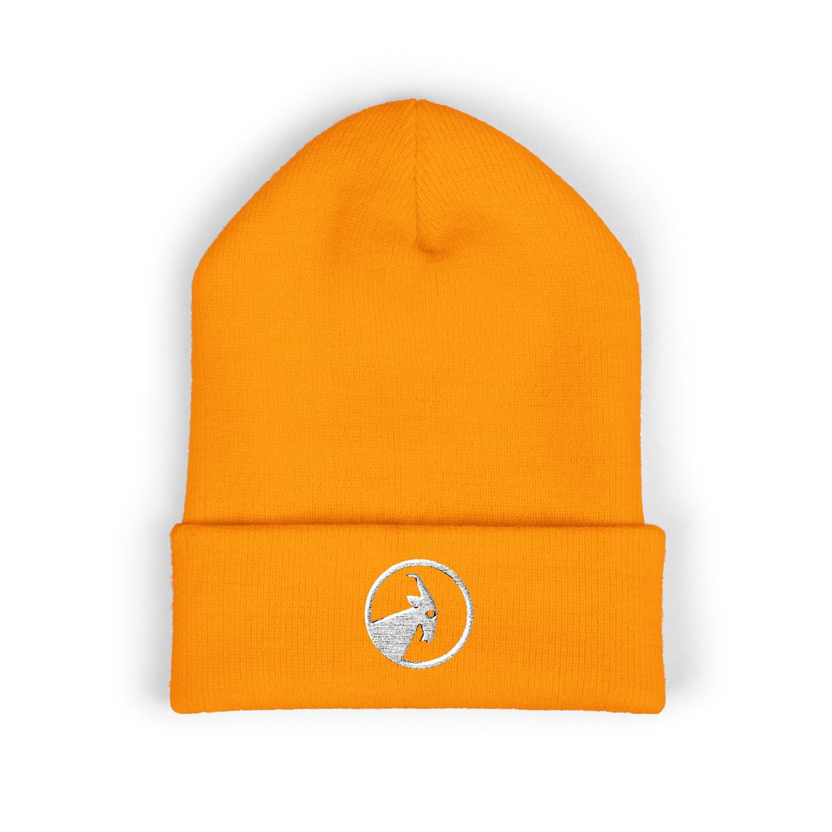 BILLY Classic Cuffed Beanie (White Goat - Embroidery) — AVAILABLE IN 12 COLORS