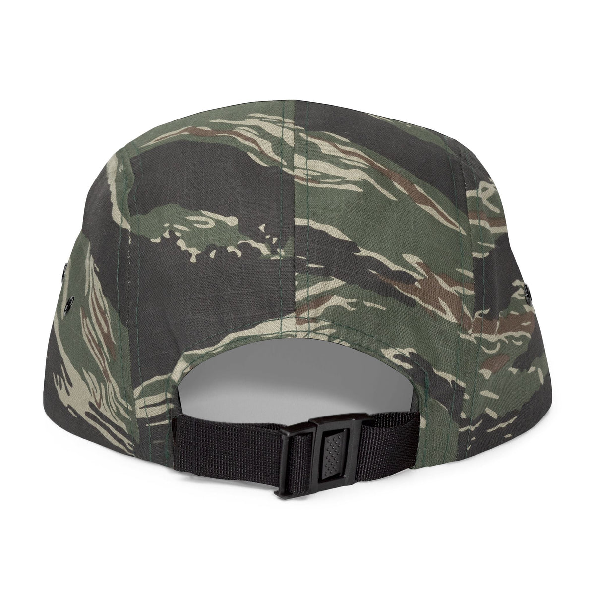 BILLY 5 Panel Cap (Black Horizontal Logo - Embroidery) — AVAILABLE IN 6 COLORS