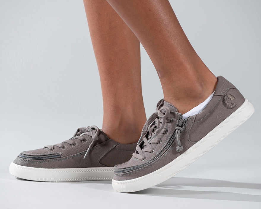 FINAL SALE - Dark Grey BILLY Sustainable Lace Lows
