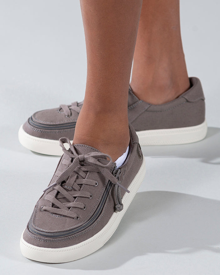 FINAL SALE - Dark Grey BILLY Classic Lace Lows