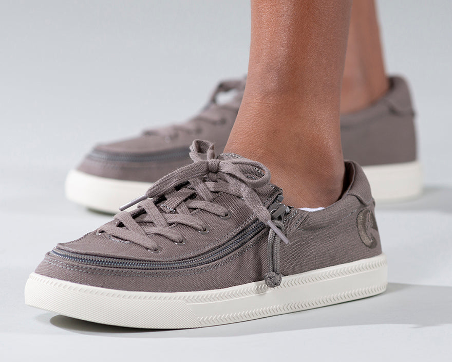 FINAL SALE - Dark Grey BILLY Classic Lace Lows