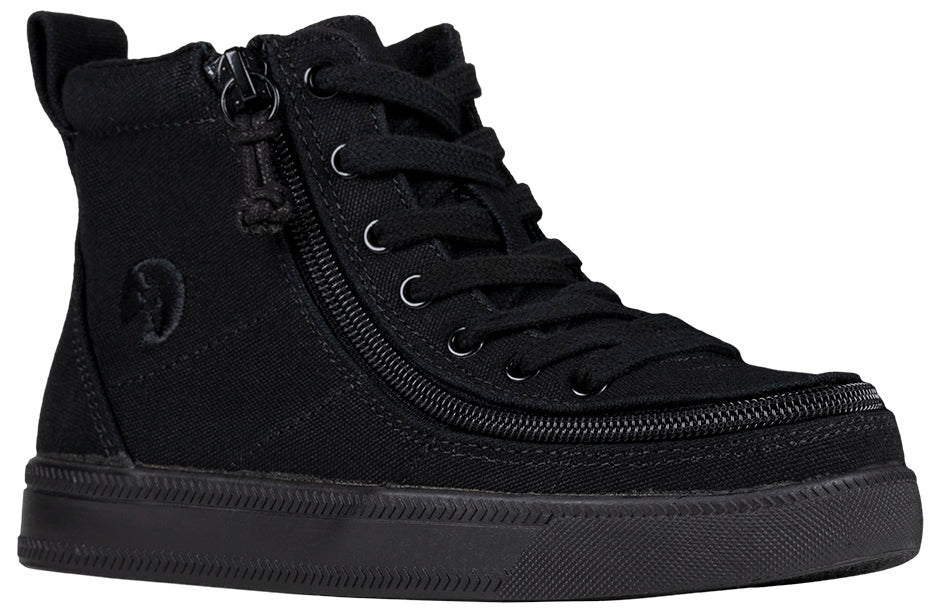 Black To The Floor Canvas BILLY Classic Lace High Tops