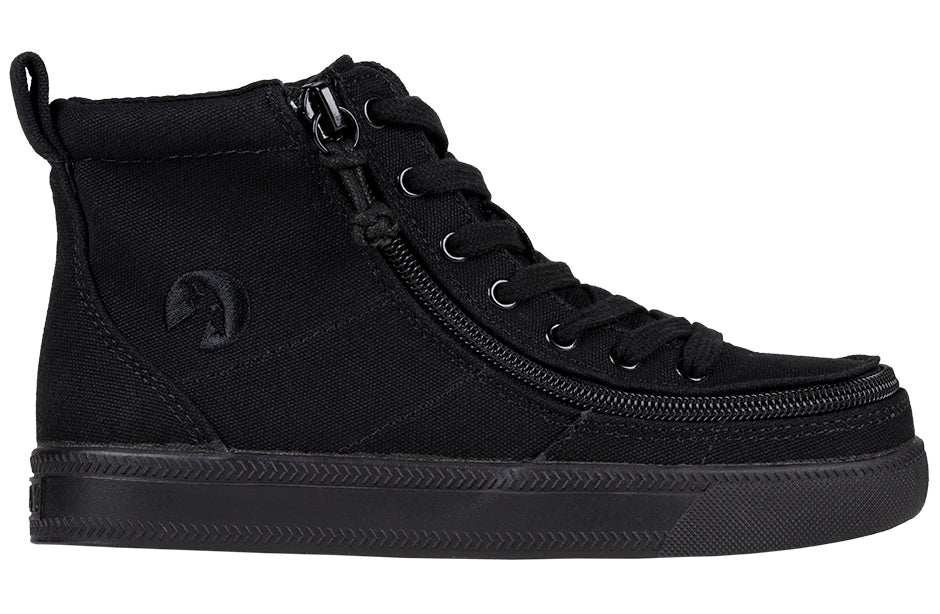 Black To The Floor Canvas BILLY Classic Lace High Tops
