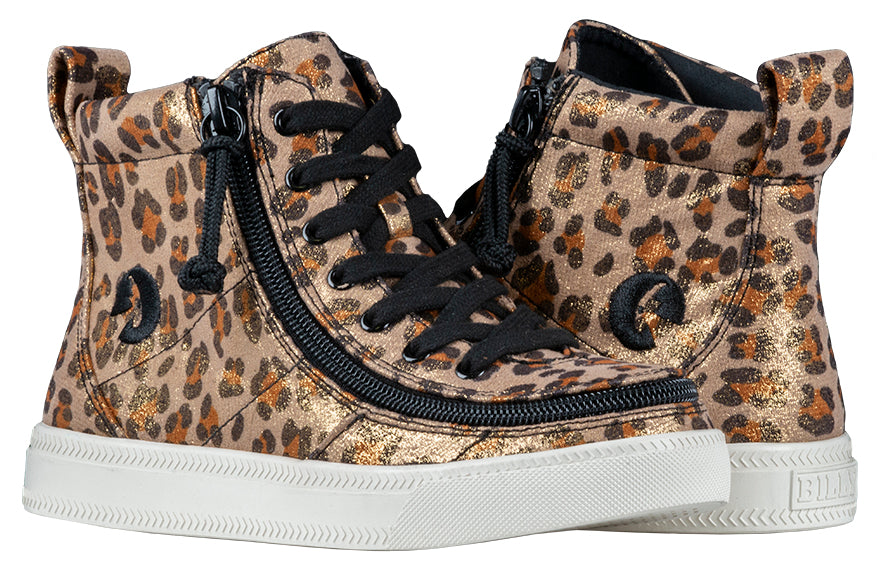 FINAL SALE - Leopard Shimmer BILLY Classic Lace Highs