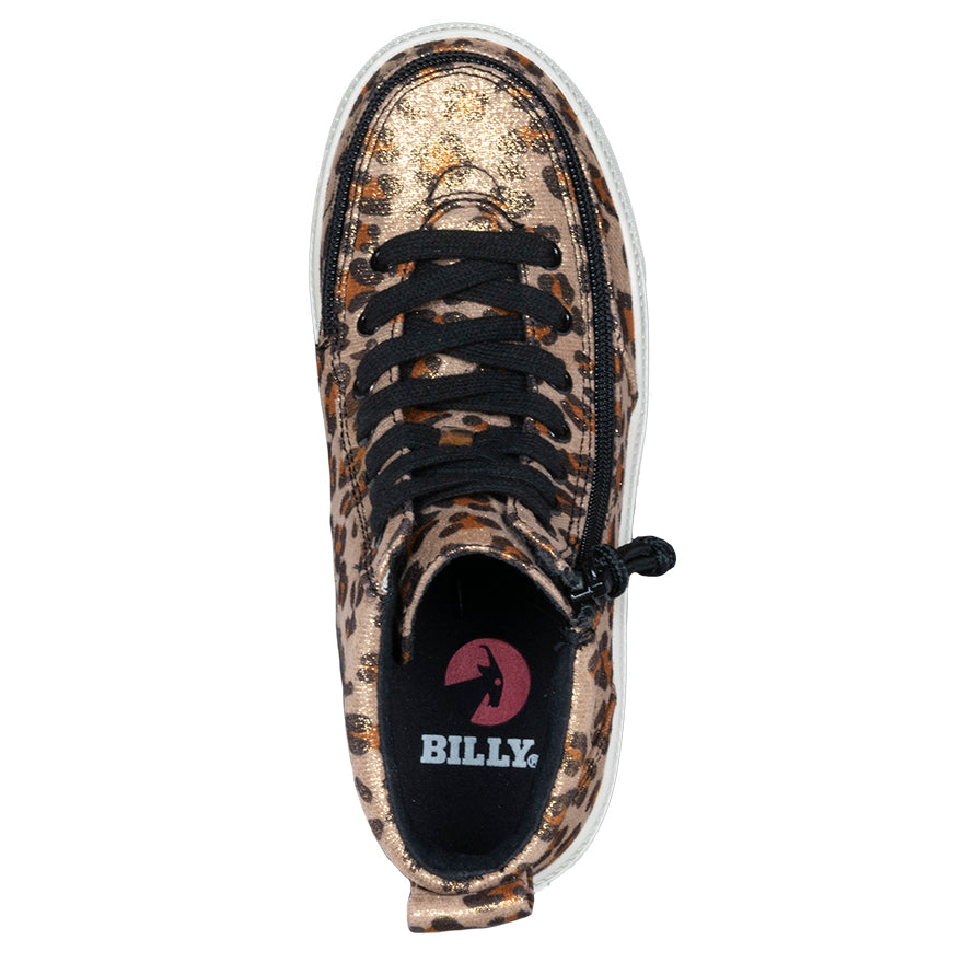 FINAL SALE - Leopard Shimmer BILLY Classic Lace Highs