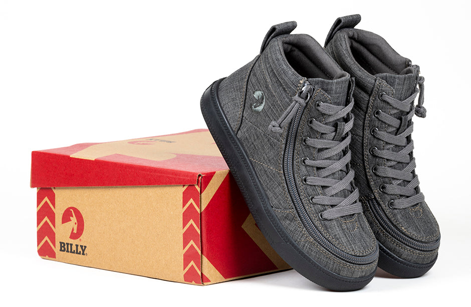 FINAL SALE - Charcoal Jersey BILLY Street High Tops