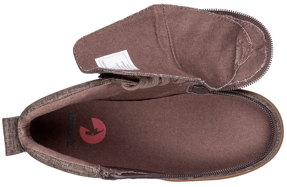 Brown Jersey BILLY Street High Tops