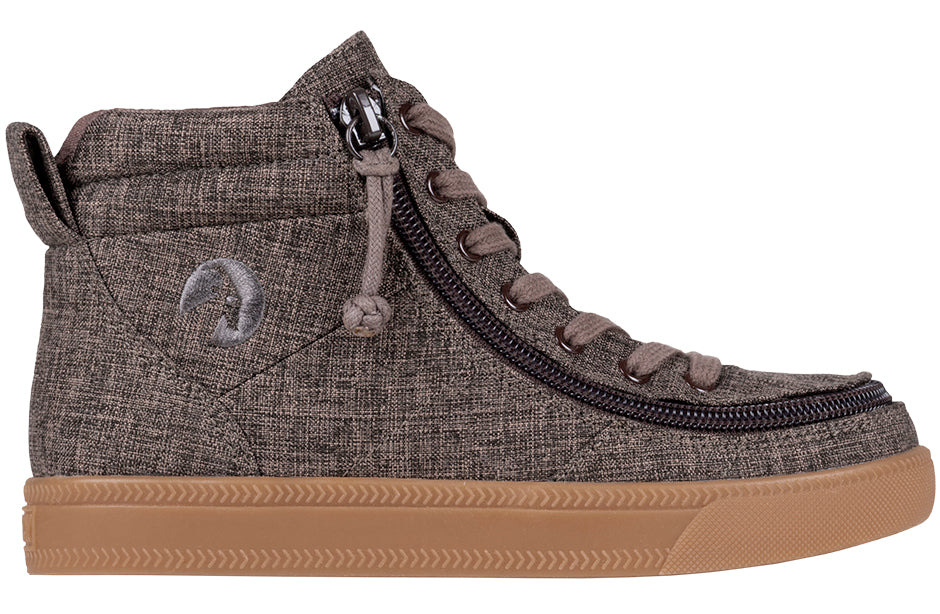Brown Jersey BILLY Street High Tops