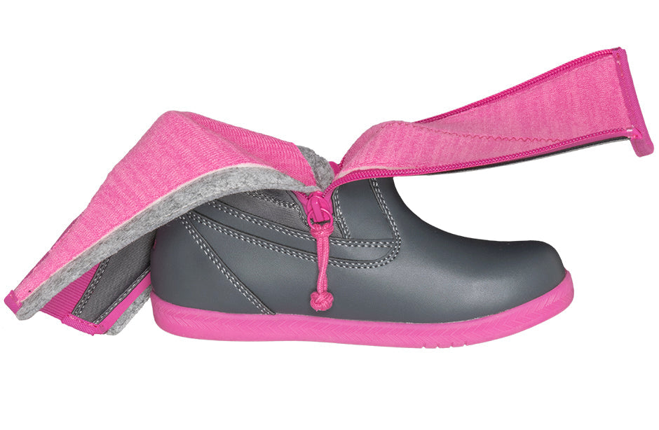 FINAL SALE - Grey BILLY Rain Boots