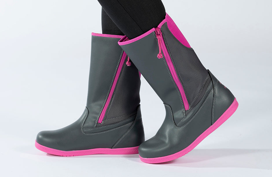 FINAL SALE - Grey BILLY Rain Boots