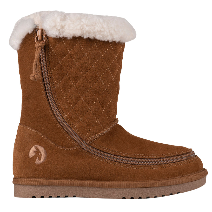 FINAL SALE - Chestnut BILLY Cozy Quilt Lux Boots