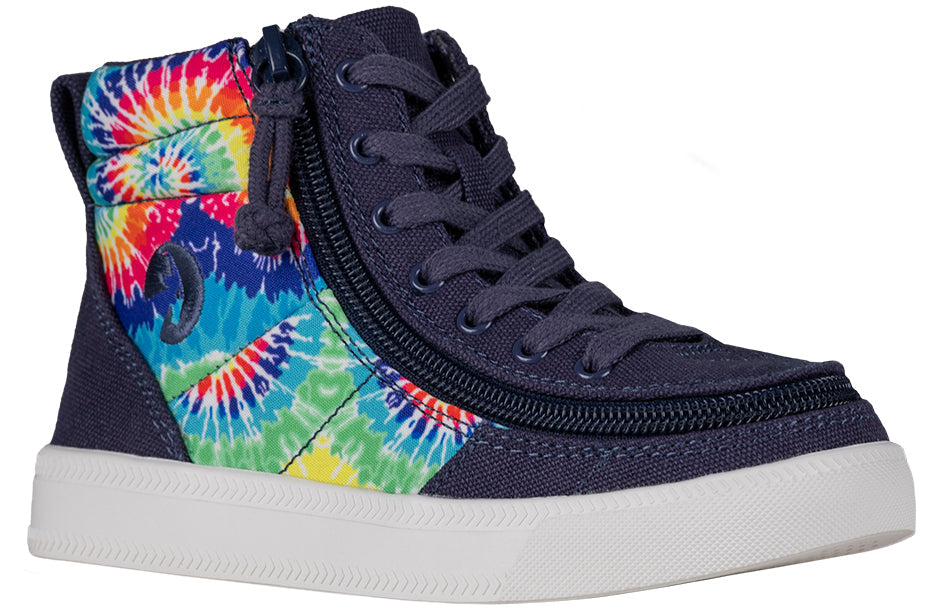 Navy Tie Dye BILLY Street High Tops