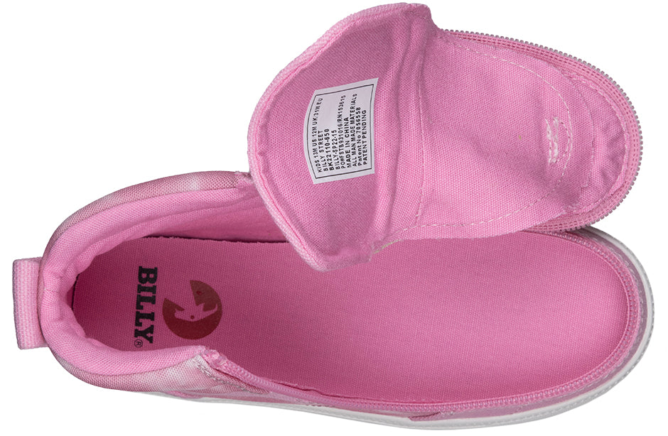Pink Tie Dye BILLY Street High Tops