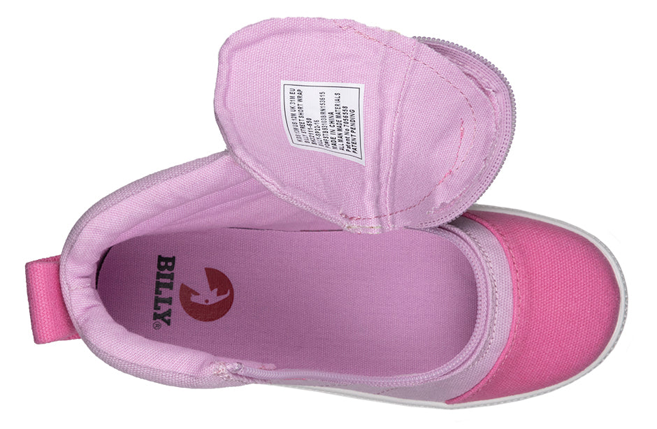 FINAL SALE - Pink/Pink BILLY Street Short Wrap High Tops