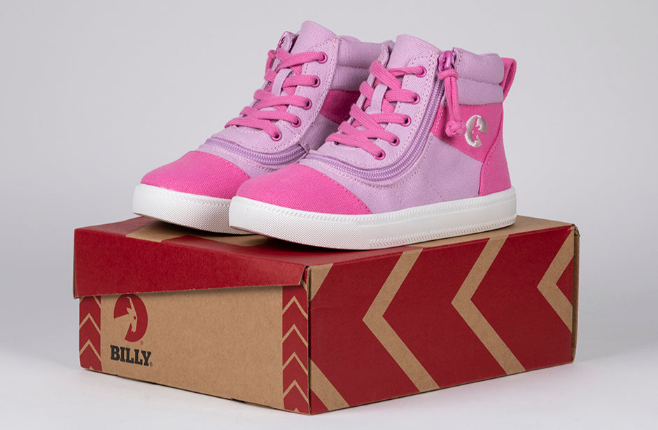 FINAL SALE - Pink/Pink BILLY Street Short Wrap High Tops