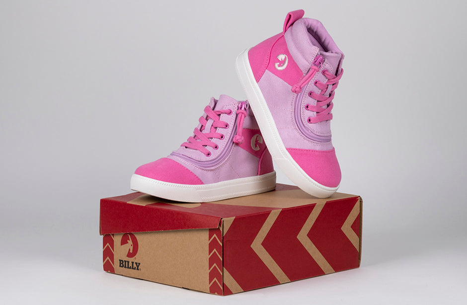 FINAL SALE - Pink/Pink BILLY Street Short Wrap High Tops