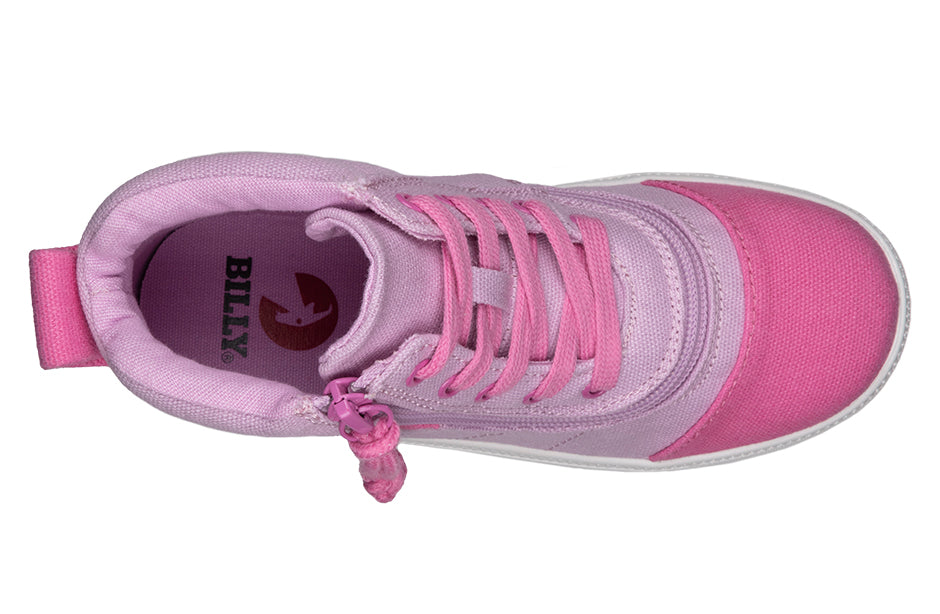 FINAL SALE - Pink/Pink BILLY Street Short Wrap High Tops