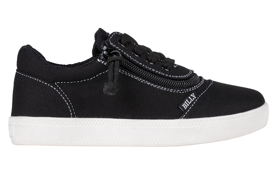 FINAL SALE - Black/White BILLY D|R Short Wrap Low Tops