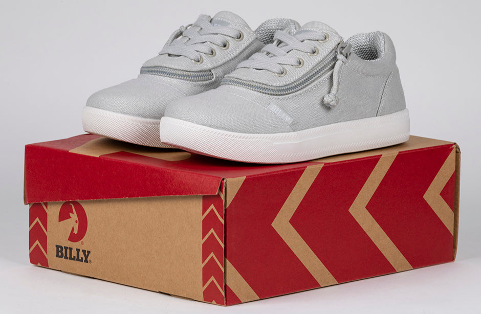 FINAL SALE - Grey BILLY D|R Short Wrap Low Tops