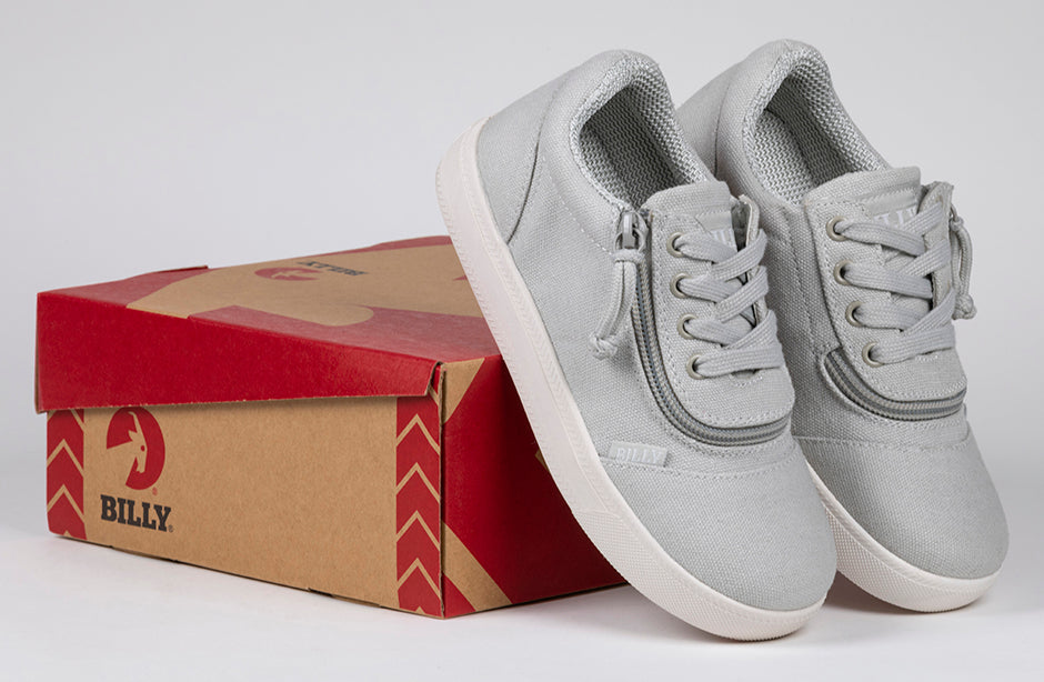 FINAL SALE - Grey BILLY D|R Short Wrap Low Tops
